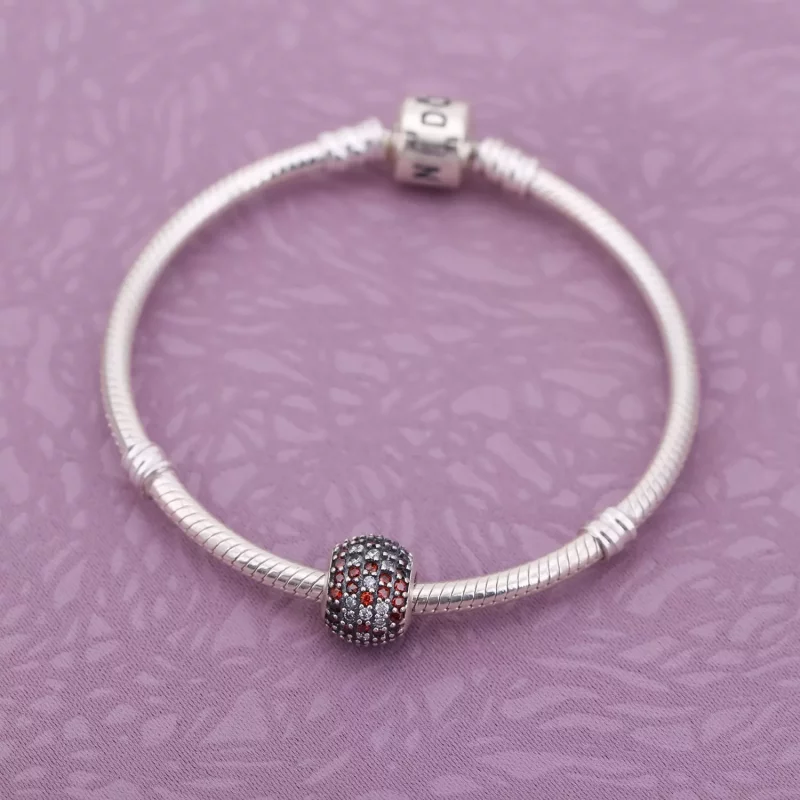 (afbeelding voor) PANDORA Pink Pavé Cherry Blossom Bedel - 791129CZ - Bekijken 2
