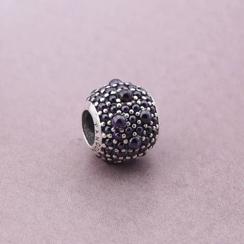 (afbeelding voor) PANDORA Purple Shimmering Droplets Bedel - 791755Cfp - Bekijken 2