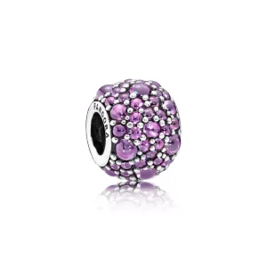 (afbeelding voor) PANDORA Purple Shimmering Droplets Bedel - 791755Cfp