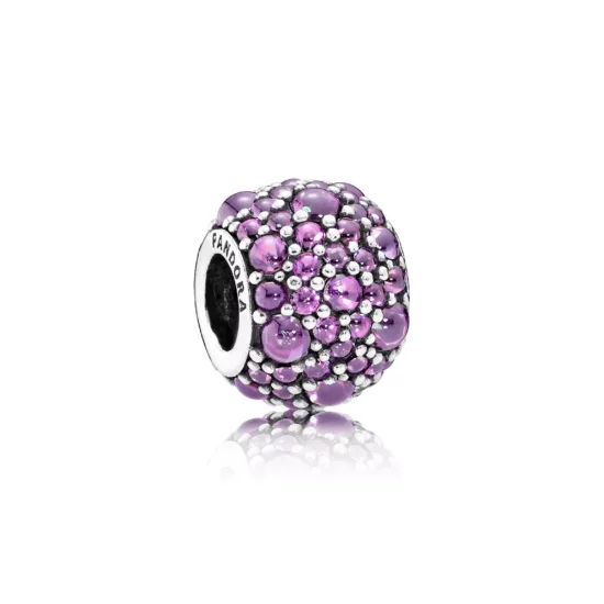 (afbeelding voor) PANDORA Purple Shimmering Droplets Bedel - 791755Cfp