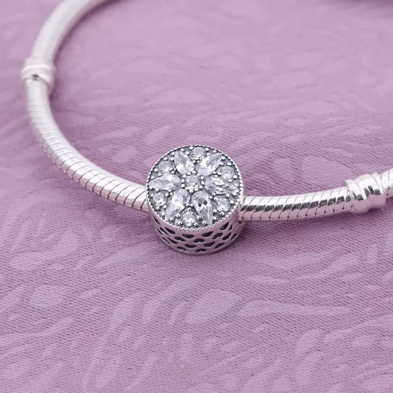 (afbeelding voor) PANDORA Radiant Bloom Bedel - 791762CZ - Bekijken 2