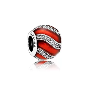 PANDORA Red Adornment Bedel - 791991En07 (afbeelding voor) PANDORA Red Adornment Bedel - 791991En07
