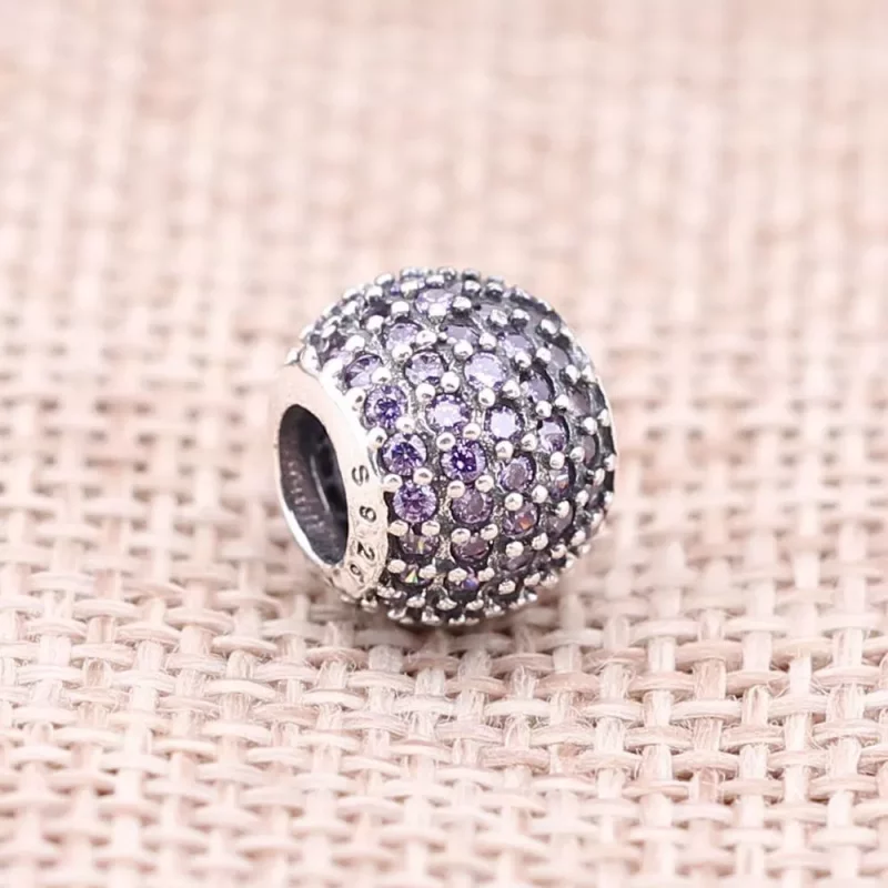 (afbeelding voor) PANDORA Red Pavé Ball Bedel - 791051CZr - Bekijken 2