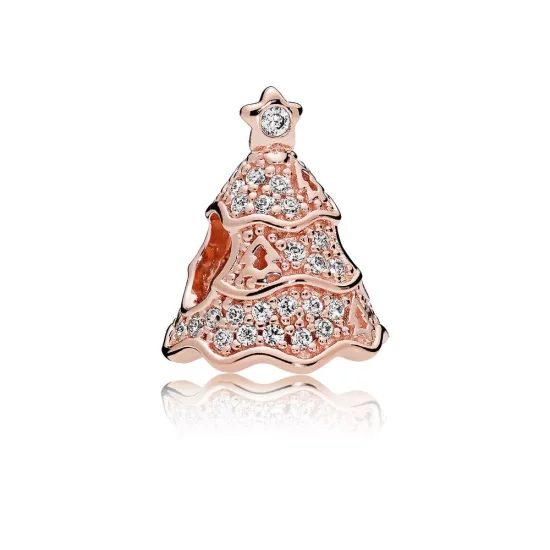 (afbeelding voor) Pandora Rose Fonkelende Kerstboom Bedel 781765CZ