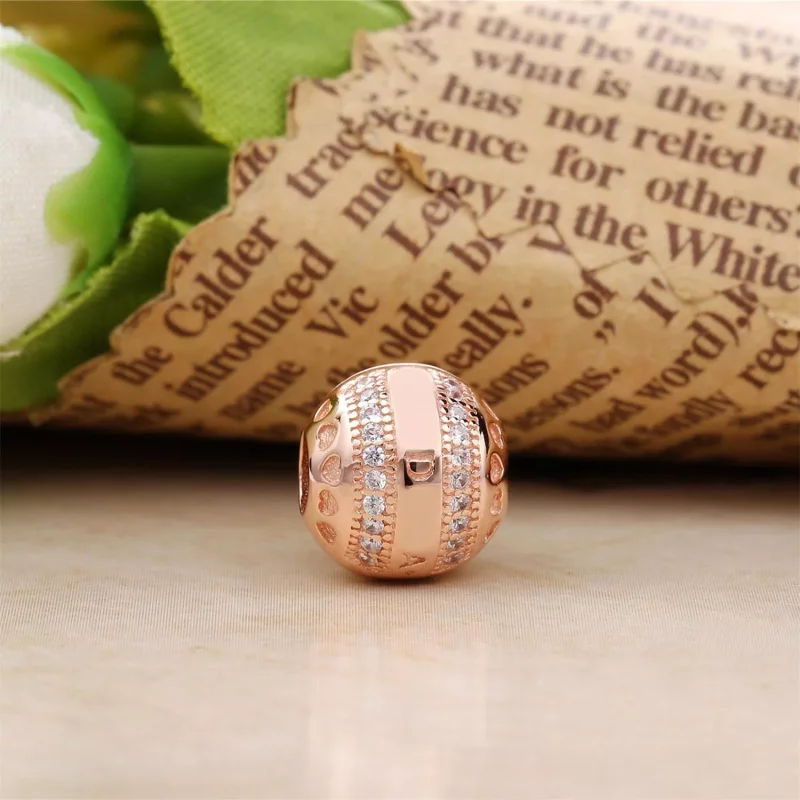 (afbeelding voor) Pandora Rose Logo Hearts Bedel 787433CZ - Bekijken 2