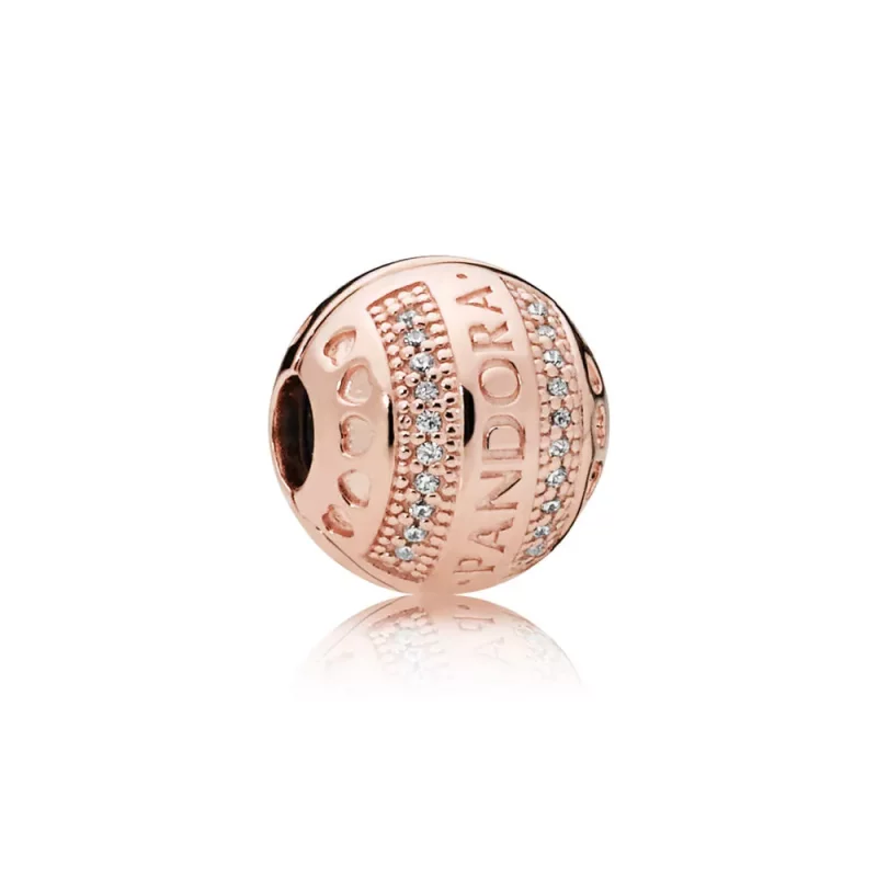 (afbeelding voor) Pandora Rose Logo Hearts Bedel 787433CZ