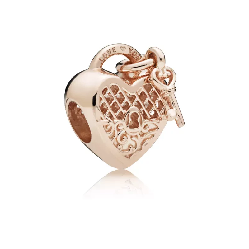 (afbeelding voor) Pandora Rose Love You Lock Bedel 787655