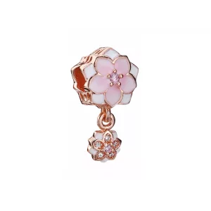 (afbeelding voor) Pandora Rose Magnolia Bloom Bleke Cerise Hangende Bedel 792077PCZa