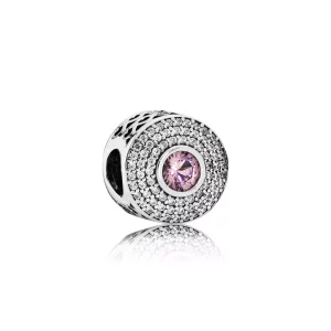 (afbeelding voor) PANDORA Rosy Radiant Splendour Bedel - 791763Nbp