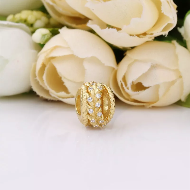(afbeelding voor) Pandora Shine Dazzling Grain Swirls Bedel 767597CZ - Bekijken 2