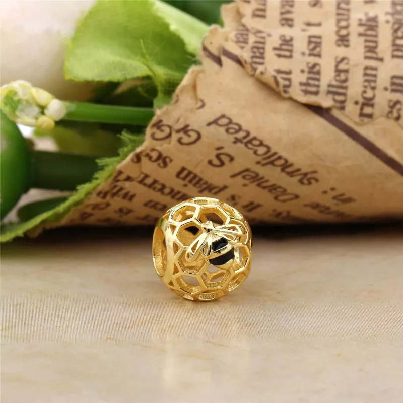(afbeelding voor) Pandora Shine Honeybee Bedel 767023EN16 - Bekijken 2