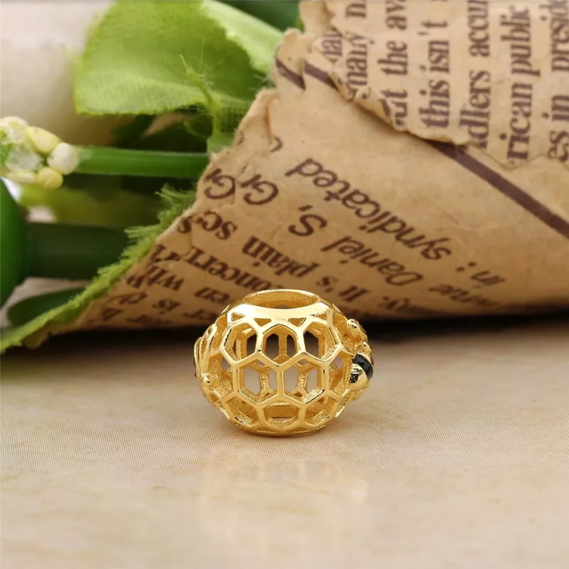(afbeelding voor) Pandora Shine Honeybee Bedel 767023EN16 - Bekijken 3