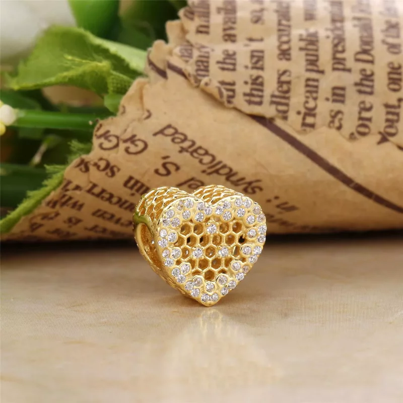 (afbeelding voor) Pandora Shine Honeycomb Lace Bedel 767039CZ - Bekijken 2