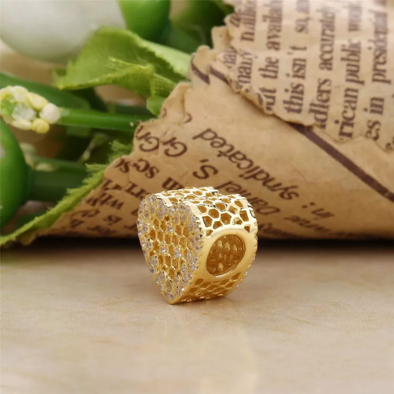 (afbeelding voor) Pandora Shine Honeycomb Lace Bedel 767039CZ - Bekijken 3