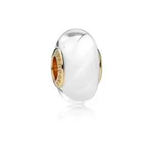 (afbeelding voor) Pandora Shine White Waves Glass Bedel 767160