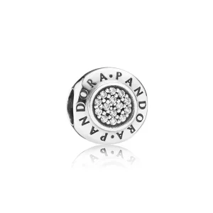 (afbeelding voor) Pandora Silver Bedel With Cubic Zirconia - 791414CZ