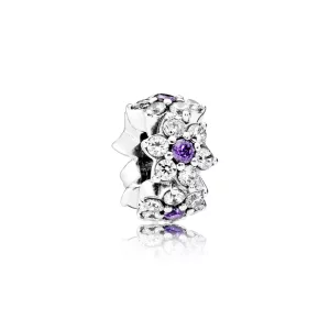 (afbeelding voor) PANDORA Spacer Paarse Bloemen 791834ACZ