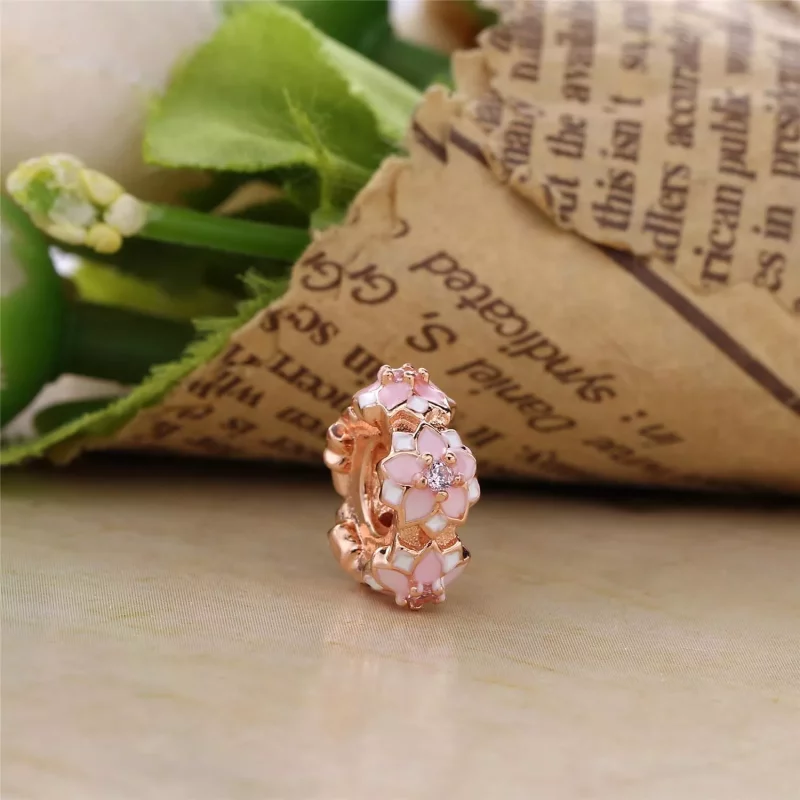 (afbeelding voor) PANDORA Spacer Roze Magnolia 792088PCZ - Bekijken 3