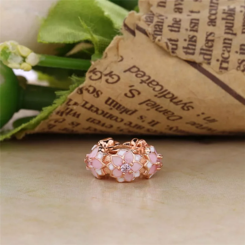 (afbeelding voor) PANDORA Spacer Roze Magnolia 792088PCZ - Bekijken 4