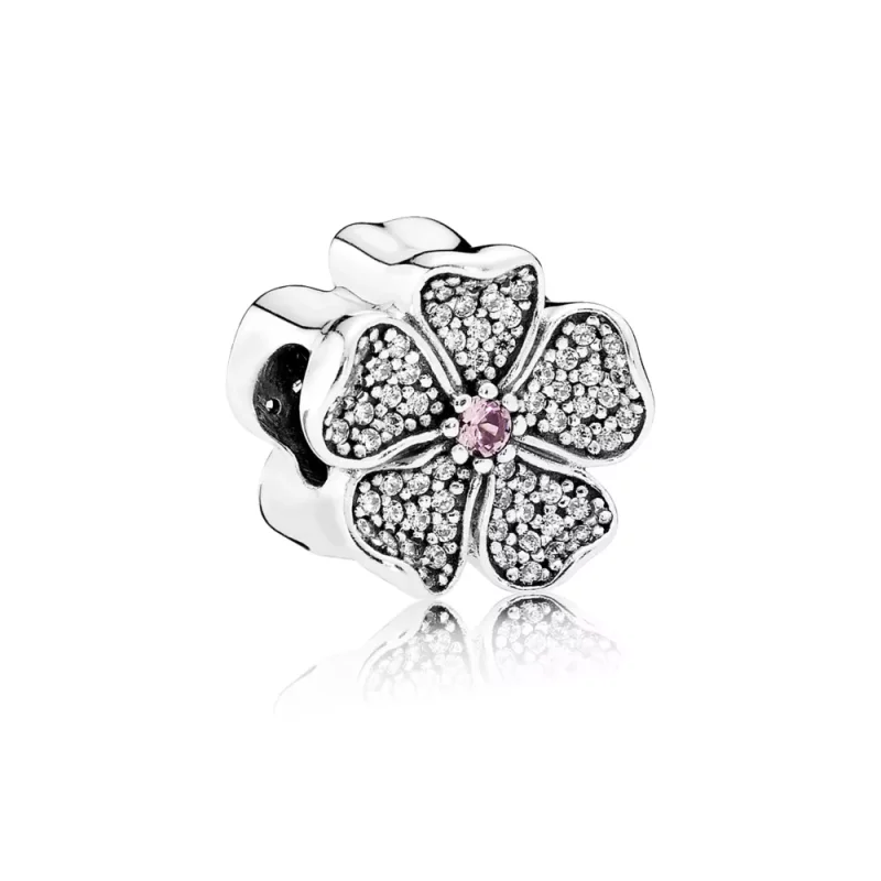 (afbeelding voor) PANDORA Sparkling Apple Blossom Bedel - 791831Nbp