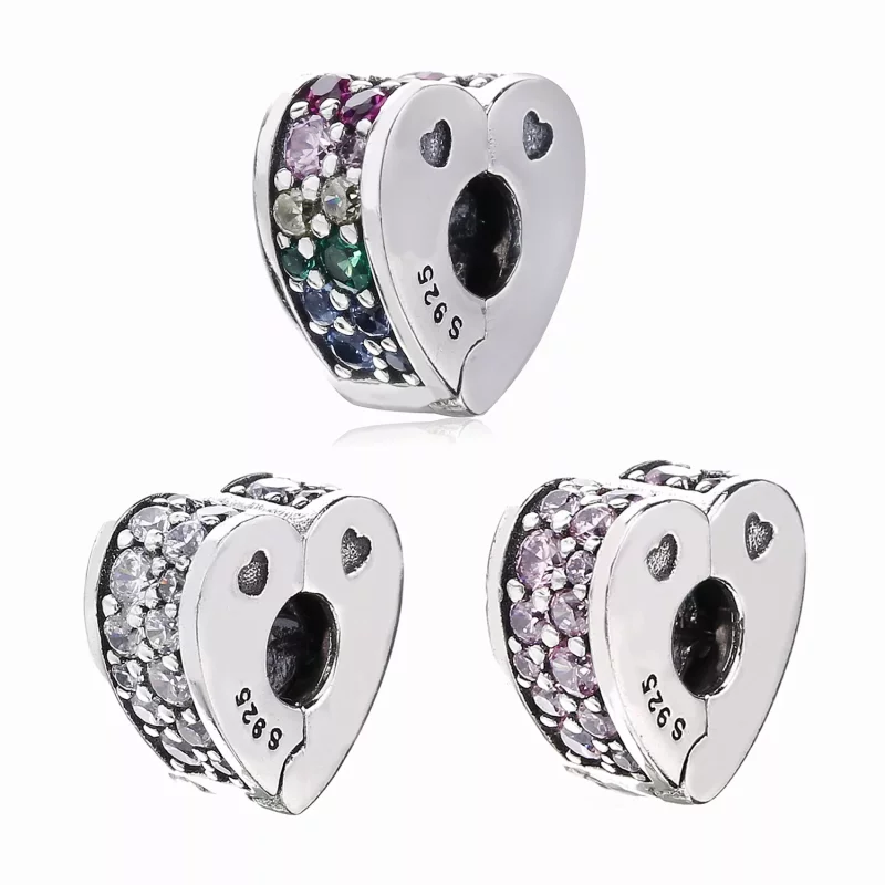 (afbeelding voor) PANDORA Sparkling Arcs Of Love Clip 797020CZ - Bekijken 2