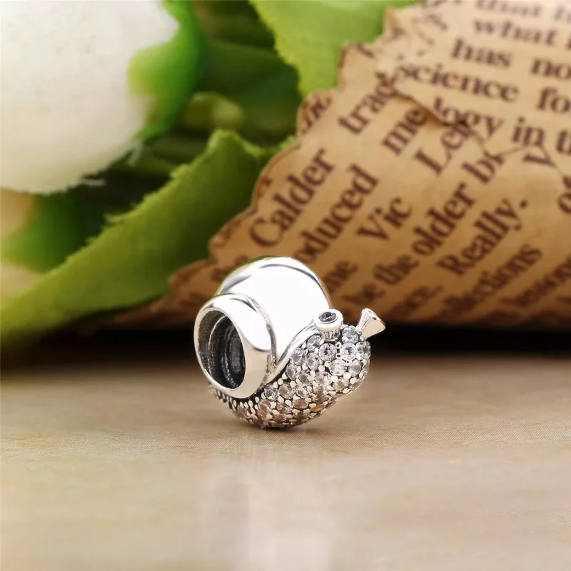 (afbeelding voor) PANDORA Sparkling Snail Bedel 797063CZ - Bekijken 2
