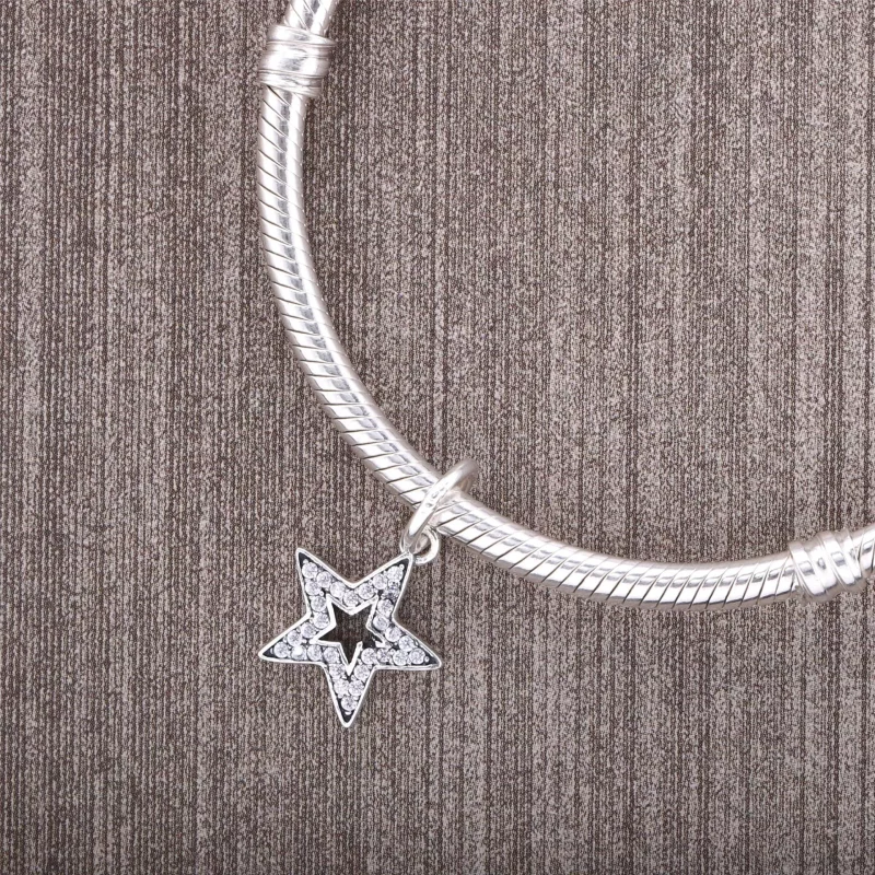 (afbeelding voor) PANDORA Star Silver Dangle With Cubic Zirconia - 791348CZ - Bekijken 3
