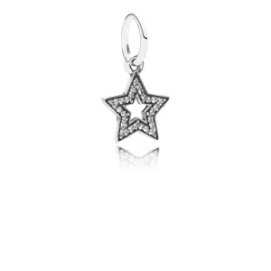 (afbeelding voor) PANDORA Star Silver Dangle With Cubic Zirconia - 791348CZ