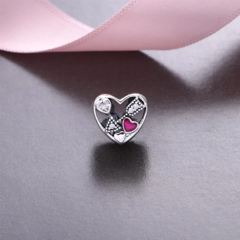 (afbeelding voor) PANDORA Struck By Love Bedel - 792039CZ - Bekijken 2