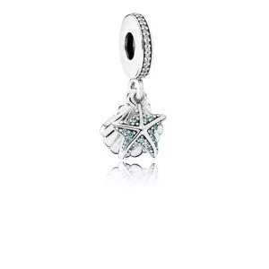 (afbeelding voor) PANDORA Tropische Zeester & Zeeschelp Hanger 792076CZF