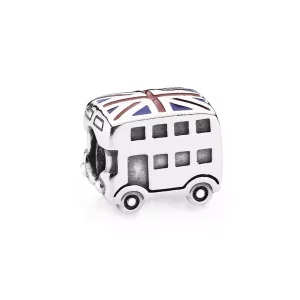 (afbeelding voor) PANDORA Union Jack Bus Bedel - 791049Er