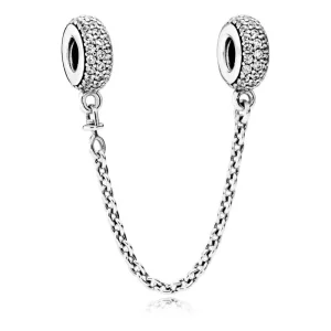 (afbeelding voor) PANDORA Veiligheidsketting Met Pavé Zirkonia 791736CZ
