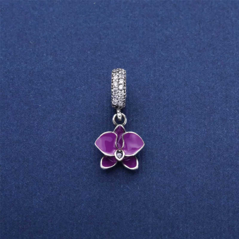 (afbeelding voor) PANDORA Witte Orchidee Hanger 791554EN12 - Bekijken 2