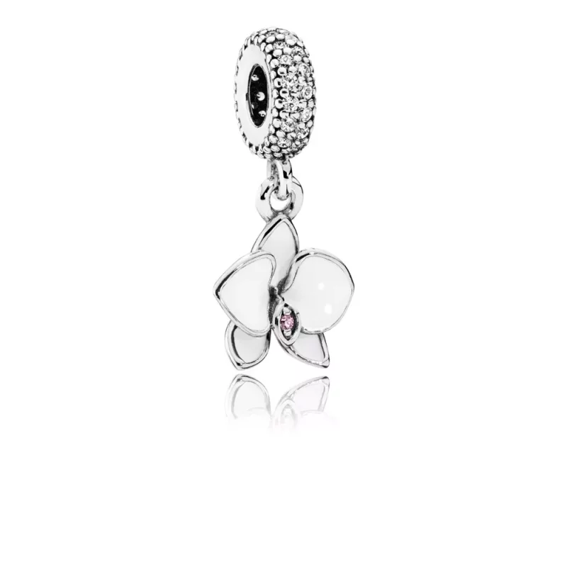 (afbeelding voor) PANDORA Witte Orchidee Hanger 791554EN12