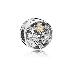 (afbeelding voor) Pandora Zilver En 14K Goud Celestial Wonders Bedel 796363CZ