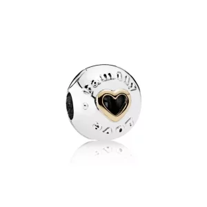 (afbeelding voor) Pandora Zilver En 14K Goud Familie Liefde Clip 792110