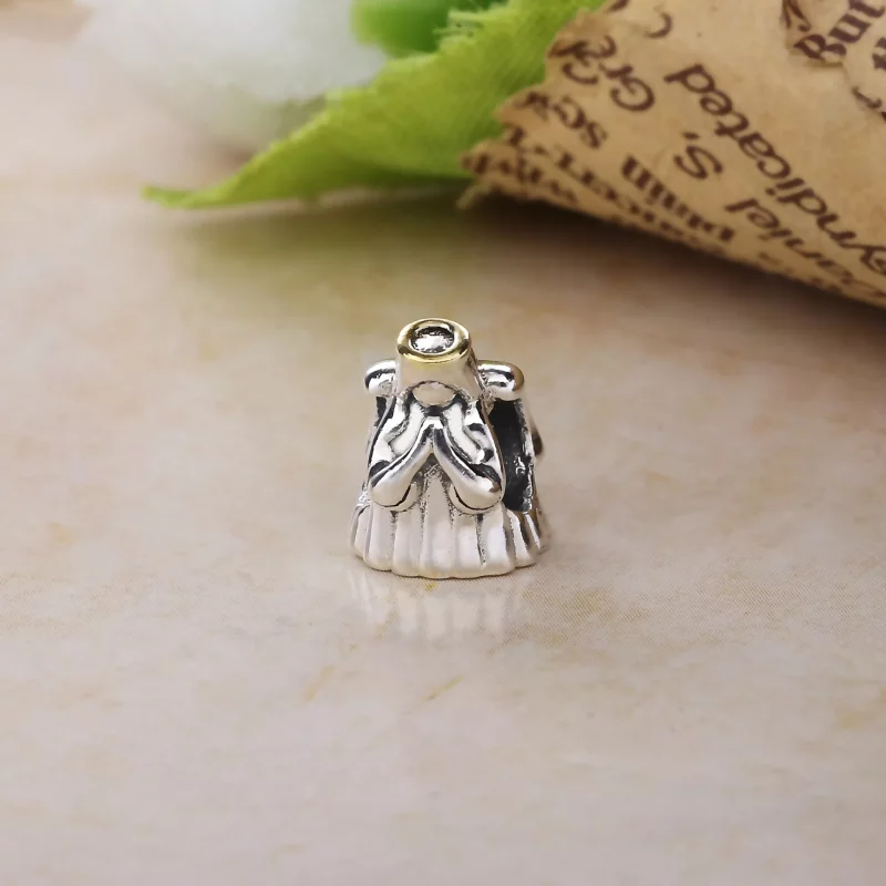 (afbeelding voor) Pandora Zilver En 14K Goud Goddelijke Engel Bedel 791770 - Bekijken 2