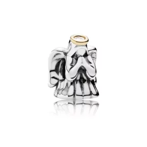 (afbeelding voor) Pandora Zilver En 14K Goud Goddelijke Engel Bedel 791770