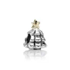 (afbeelding voor) Pandora Zilver En 14K Goud Kerstboom Bedel 790365