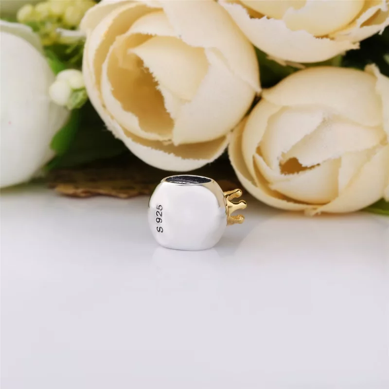 (afbeelding voor) Pandora Zilver En 14K Goud Koningskroon Bedel 790122 - Bekijken 3