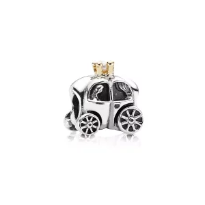 (afbeelding voor) Pandora Zilver En 14K Goud Koninklijke Koets Bedel 790598P