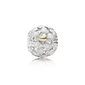 (afbeelding voor) Pandora Zilver En 14K Goud Overvloed Van Liefde Bedel 791283En23