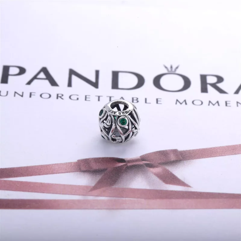 (afbeelding voor) Pandora Zilver En 14K Goud Vogels & Takken Bedel 791213CZn - Bekijken 3