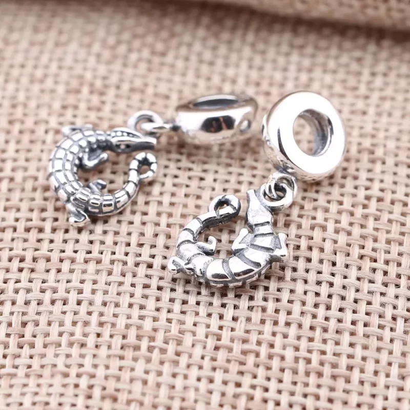 (afbeelding voor) Pandora Zilveren Alligator Hangende Bedel 791509 - Bekijken 2