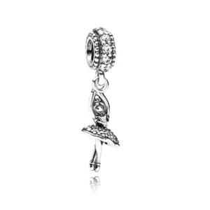 (afbeelding voor) Pandora Zilveren Balletdanseres Hangende Bedel 791365CZ