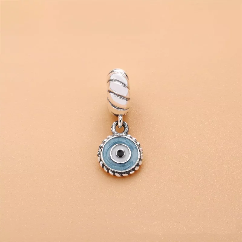 (afbeelding voor) Pandora Zilveren Blauw Oog Hangende Bedel 790529Eb - Bekijken 2