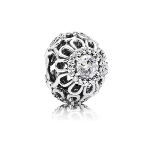 (afbeelding voor) Pandora Zilveren Bloemen Schittering Openwork Bedel 791260CZ
