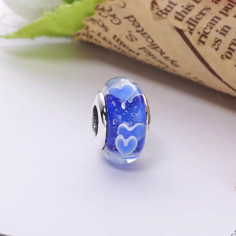 (afbeelding voor) Pandora Zilveren Bloemglas Murano Bedel Pl00053-1 - Bekijken 2