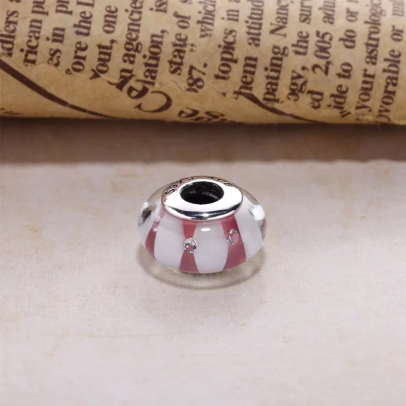 (afbeelding voor) Pandora Zilveren Bruin Murano Glas Bedel Pl00058-2 - Bekijken 3