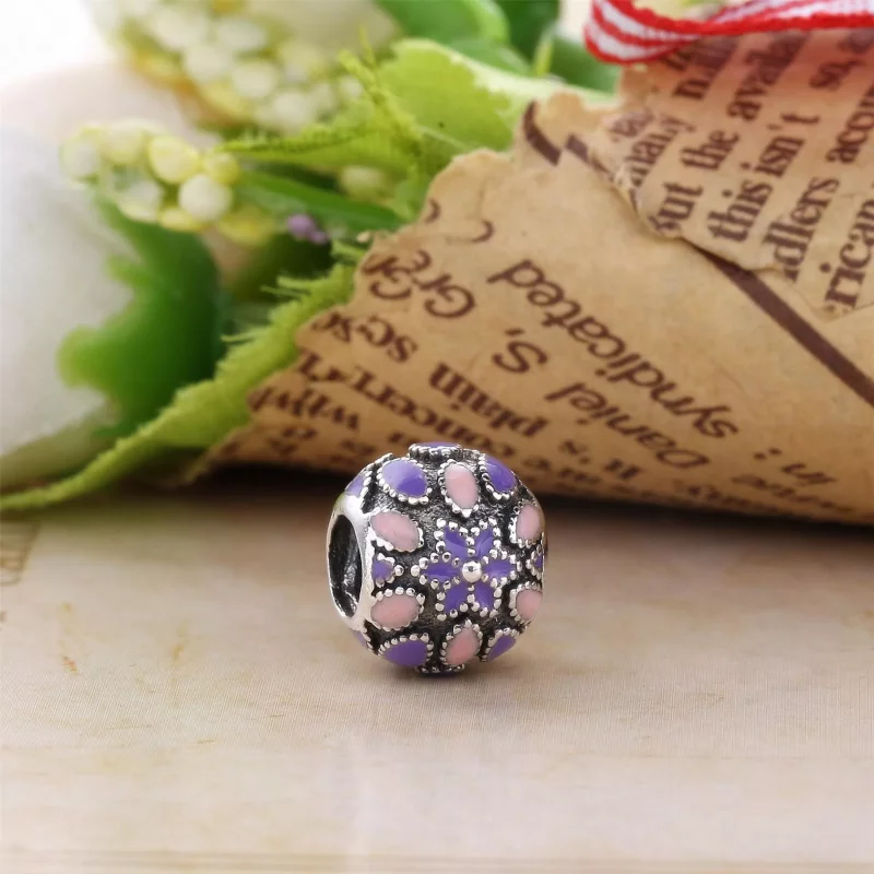 (afbeelding voor) Pandora Zilveren Cathedral Rose Bedel 791374ENMX - Bekijken 2